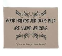 zerbino ingresso casa Buoni amici e buona birra sempre benvenuti Zerbino per interni ed esterni