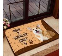 zerbino ingresso casa Casa è dove si trova il mio Corgi - Zerbino di benvenuto