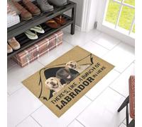 zerbino ingresso casa C'è un sacco di Labrador qui dentro, zerbino stampato