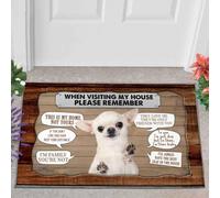 zerbino ingresso casa Chihuahua - Questa è la mia casa, non la tua - Regalo per zerbino per amanti dei cani