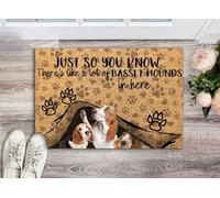 zerbino ingresso casa Ci sono un sacco di Basset Hound qui dentro Zerbino