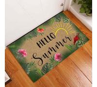 zerbino ingresso casa Ciao estate, zerbino tropicale divertente, regalo di compleanno per amici e familiari
