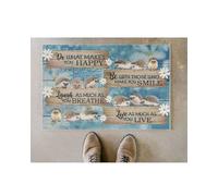 zerbino ingresso casa Cosa ti rende felice - Divertente zerbino a forma di riccio, regalo per gli amanti dei ricci