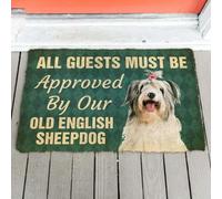 zerbino ingresso casa Deve essere approvato dal nostro zerbino per cani Pinscher pastore inglese antico