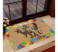 zerbino ingresso casa Dinosauro - Zerbino In questa casa va bene essere diversi