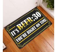 zerbino ingresso casa È birra: 30, sei proprio puntuale - Zerbino regalo con scritta Birra