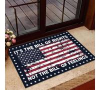 zerbino ingresso casa È la Carta dei Diritti, non la Carta dei Sentimenti. Zerbino con bandiera americana.