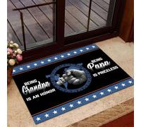 zerbino ingresso casa Essere nonno è un onoreEssere papà non ha prezzoZerbini