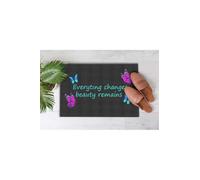 zerbino ingresso casa Farfalla Tutto Cambia La Bellezza Resta Zerbino