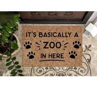 zerbino ingresso casa Fondamentalmente uno zoo qui dentro Divertente zerbino per interni ed esterni