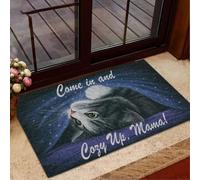 zerbino ingresso casa Gatto entra e coccola la mamma zerbino