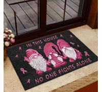 zerbino ingresso casa gnomi del cancro in questa casa nessuno combatte da solo zerbino