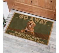 zerbino ingresso casa Golden Retriever, vai via se non hai whisky e dolcetti per cani.