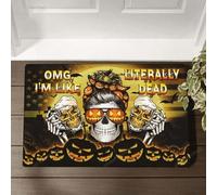 zerbino ingresso casa Halloween sono come uno zerbino letteralmente morto