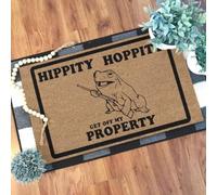 zerbino ingresso casa Hippity Hoppity, vai via dalla mia proprietà, zerbino divertente con rana