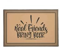 zerbino ingresso casa I veri amici portano la birra, zerbino di benvenuto