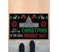 zerbino ingresso casa Idea regalo: tutto ciò che voglio per Natale è lo zerbino del presidente legale