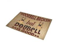 zerbino ingresso casa Il campanello del pastore tedesco è rotto, ma il campanello per cani è un buon zerbino