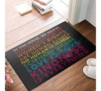 zerbino ingresso casa In questa casa crediamo che le vite dei neri contino - Zerbino per interni ed esterni per l'uguaglianza