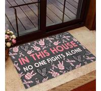 zerbino ingresso casa In questa casa nessuno combatte da solo - Zerbino per la sensibilizzazione sul cancro