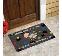 zerbino ingresso casa In questa casa non camminerai mai da solo Zerbino