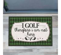 zerbino ingresso casa Io gioco a golf, quindi non sono qui, zerbino divertente per interni ed esterni