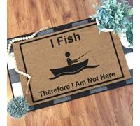 zerbino ingresso casa Io pesco quindi non sono qui Zerbino da pesca