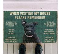 zerbino ingresso casa Io vivo qui, tu sei l'ospite, zerbino di benvenuto