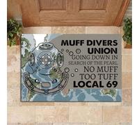 zerbino ingresso casa La Muff Divers Union scende alla ricerca dello zerbino di perle