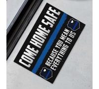 zerbino ingresso casa La polizia torna a casa sana e salva perché tu sei tutto per noi Zerbino