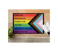 zerbino ingresso casa La scienza è un vero progresso, zerbino con bandiera dell'orgoglio, regalo per amici e familiari.