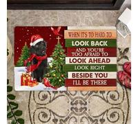 zerbino ingresso casa Labrador cioccolato di Natale Guarda proprio accanto a te Zerbino