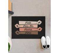 zerbino ingresso casa Le mani non hanno casa qui, zerbino per interni ed esterni per l'uguaglianza