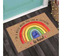 zerbino ingresso casa LGBT Rainbow - In un mondo dove puoi essere qualsiasi cosa, sii gentile, zerbino