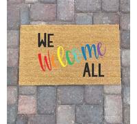 zerbino ingresso casa LGBTQ Rainbow - Benvenuti tutti Zerbino