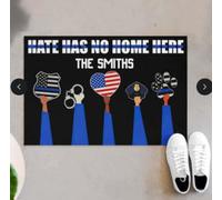 zerbino ingresso casa L'odio della polizia non ha casa qui, zerbino