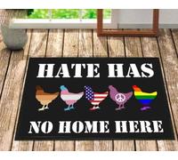 zerbino ingresso casa L'odio LGBT non ha casa qui, Chicken Doormat