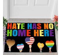 zerbino ingresso casa L'odio LGBT non ha casa qui, zerbino