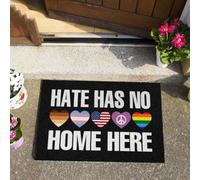 zerbino ingresso casa L'odio non ha casa qui, zerbino