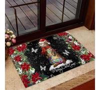 zerbino ingresso casa Meowy Christmas - Zerbino di benvenuto Cat Easy Clean