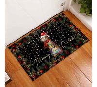 zerbino ingresso casa Meowy Christmas - Zerbino di benvenuto Cat Easy Clean