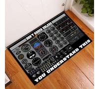 zerbino ingresso casa Non bussare se non capisci il divertente zerbino per interni ed esterni con il cruscotto dell'aereo