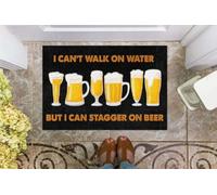 zerbino ingresso casa Non posso camminare sull'acqua ma posso barcollare sullo zerbino della birra. La migliore idea regalo per gli amanti della birra.