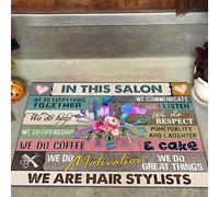 zerbino ingresso casa Parrucchieri in questo salone facciamo tutto insieme Zerbino per interni ed esterni