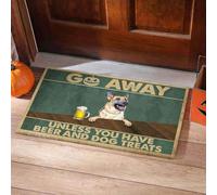 zerbino ingresso casa Pastore tedesco, vai via a meno che tu non abbia birra e dolcetti per cani sullo zerbino