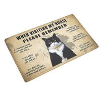 zerbino ingresso casa Quando visiti casa, ricorda che il gatto è uno zerbino per bambini.