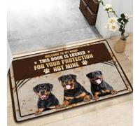 zerbino ingresso casa Rottweiler, questa porta è chiusa a chiave per la vostra protezione, non per la mia - Per gli amanti dei Rottweiler
