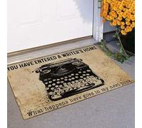 zerbino ingresso casa Scrittori, ciò che accade qui va nel mio prossimo libro Zerbino per interni ed esterni