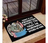 zerbino ingresso casa Scusa se il mio patriottismo ti offende, fidati del tuo zerbino senza spina dorsale