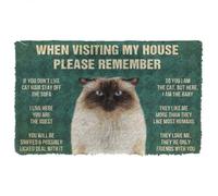 zerbino ingresso casa Si prega di ricordare le regole della casa dei gatti himalayani.